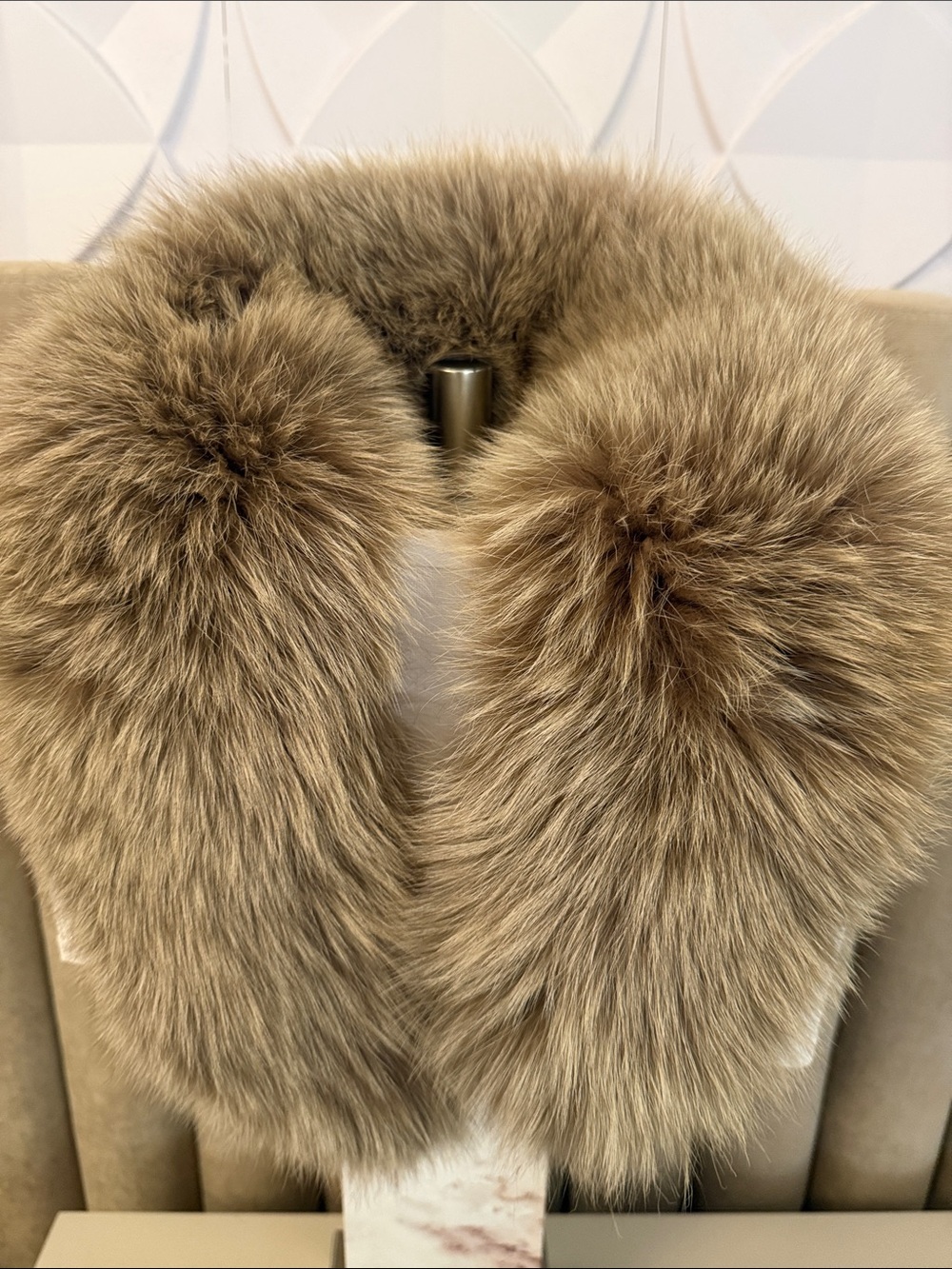 SAGA FOX FUR SCARF